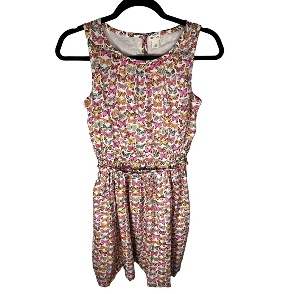 Jcrew Crewcuts Girl's Butterfly Dress, size 14